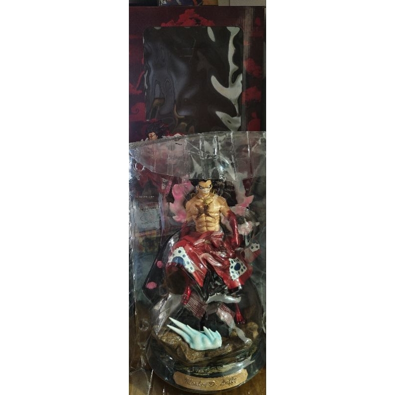 action figure one piece diorama wano luffy gear 4 snakeman
