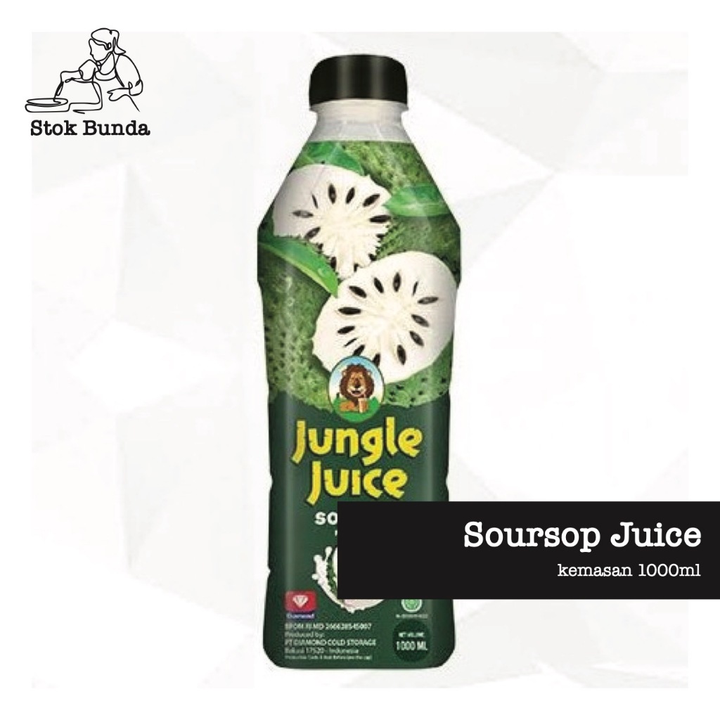 

Jungle Soursop Juice / Jus Sari Buah Sirsak kemasan 1000ml