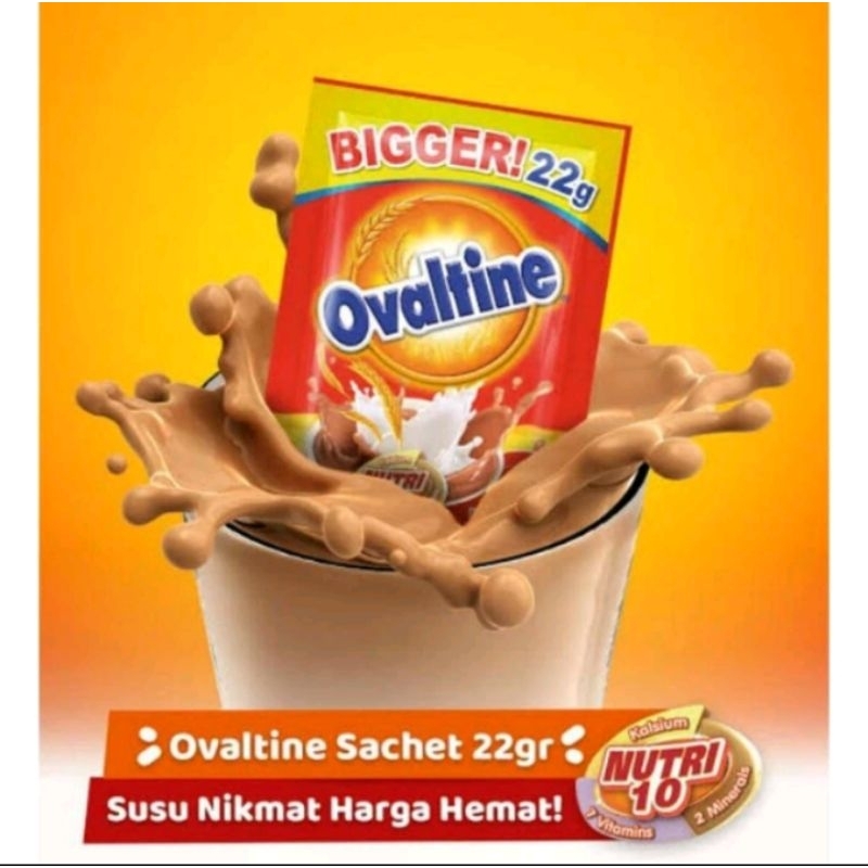 

susu ovaltine clasik renceng isi 10 pcs x 22gr sn