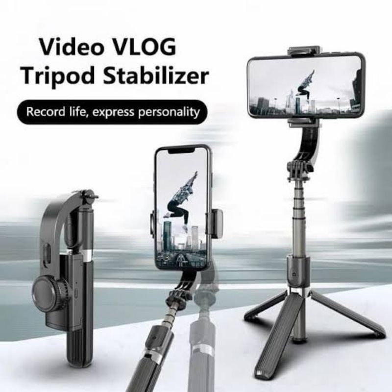 Gimbal HP Stabilizer, anti goyang Q08/Q08D, selfie stabilizer