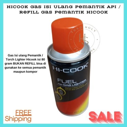Hicook Gas Isi Ulang Pemantik Api / Refill Gas Pemantik Hicook