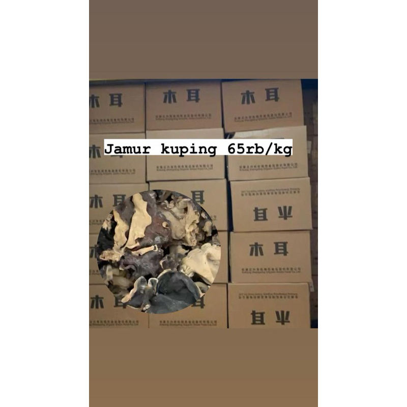 

JAMUR KUPING,JAMUR KUPING HITAM,BLACK FUNGUS,FUNGUS,HEI MU ER,黑木耳 1kg