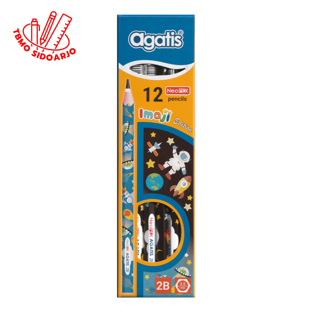 

TBMO Agatis Pensil Neopex Hexagonal Graphite Pencil 2B Sky Series Per Pack
