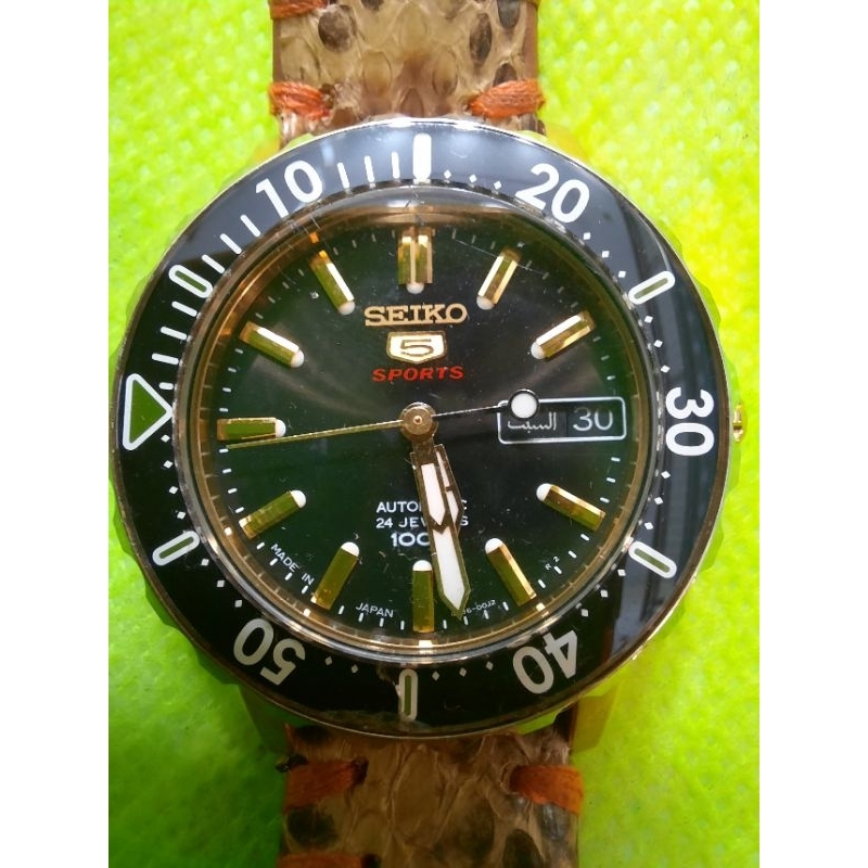 jam tangan seiko5 4R36A ori