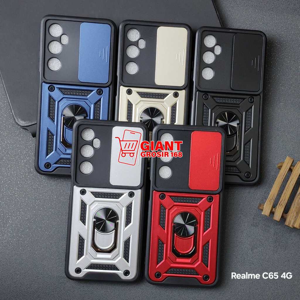 REALME C65 CASE TRANSFORMER SLIDE 2 IN 1 CASE ROBOT REALME C65