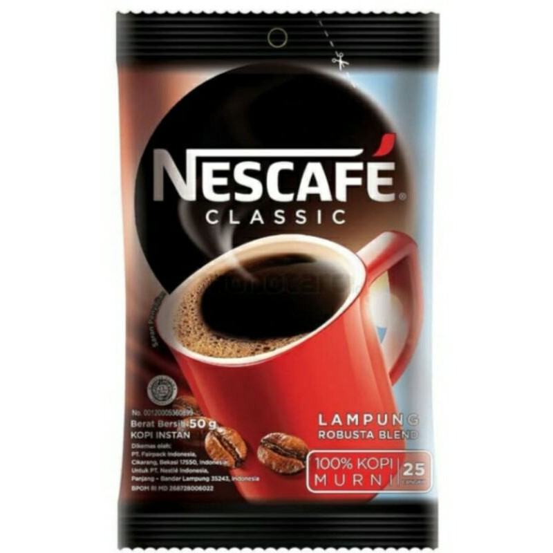 

Nescafe Classic Bag Era Coffee 50gr