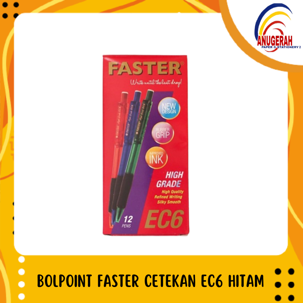 

BOLPOINT FASTER CETEKAN EC6 HITAM (LSN)