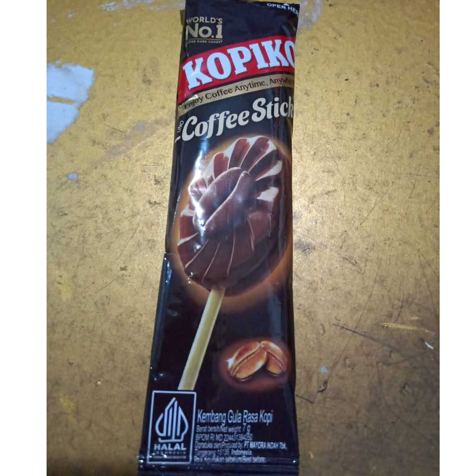 

KOPIKO COFFEE STICK PERMEN LOLIPOP KOPIKO PERMEN RASA KOPI MAKANAN RINGAN SNACK CEMILAN MURAH