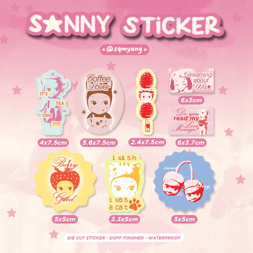 

Sonny Angel Sticker Die Cutt Doff Waterproof