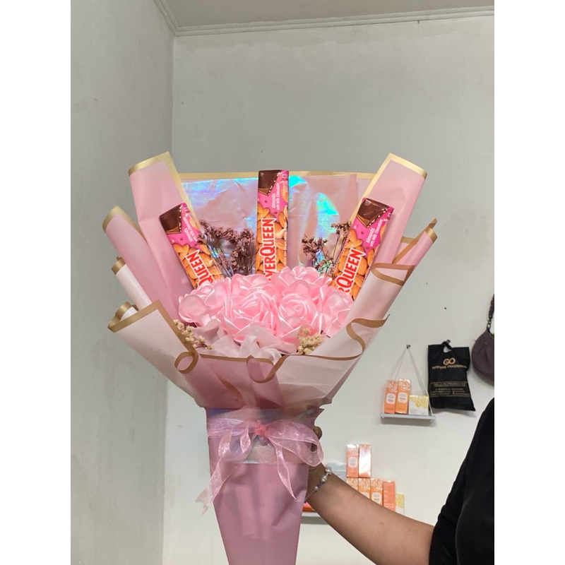 

silverqueen bouquet | satin buket | glossy buket