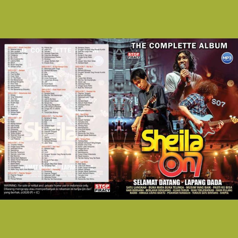 KASET MP3 POP SHEILA ON 7
