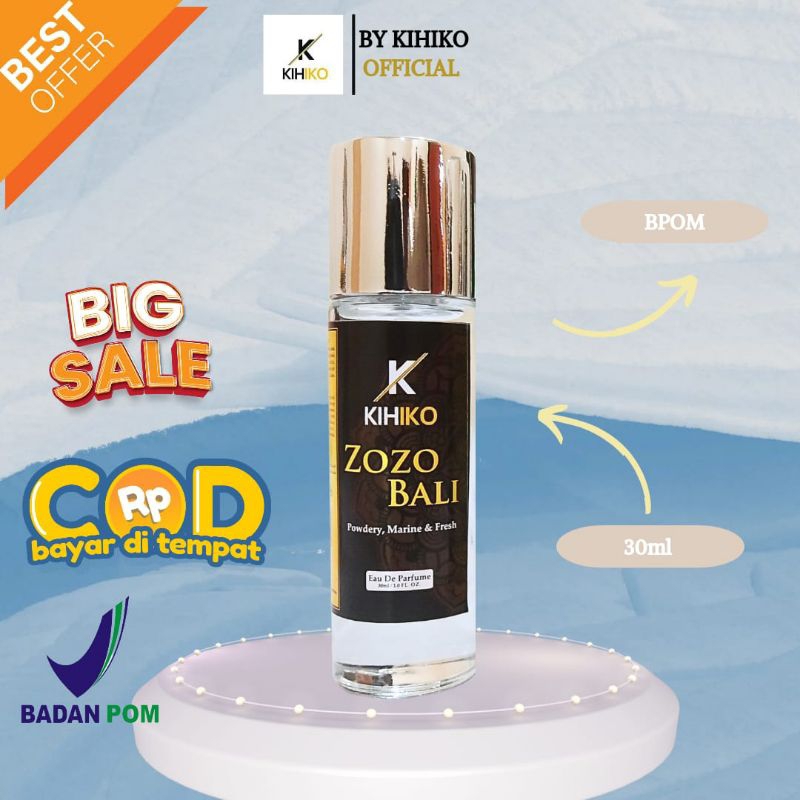 PARFUM KIHIKO SPRAY 30ML TAHAN LAMA