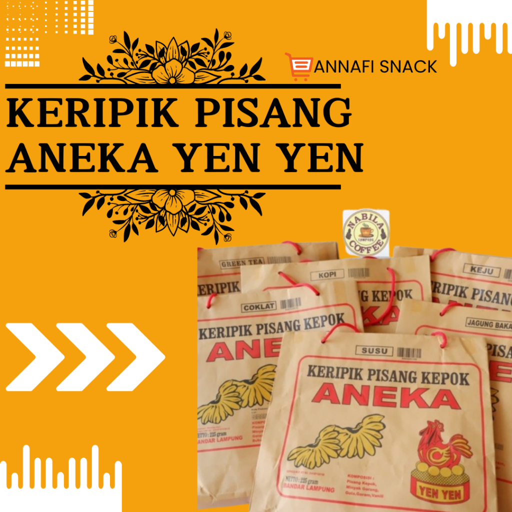 

KERIPIK PISANG ANEKA YEN YEN // OLEH OLEH KHAS LAMPUNG // KERIPIK PISANG ANEKA BANDAR LAMPUNG