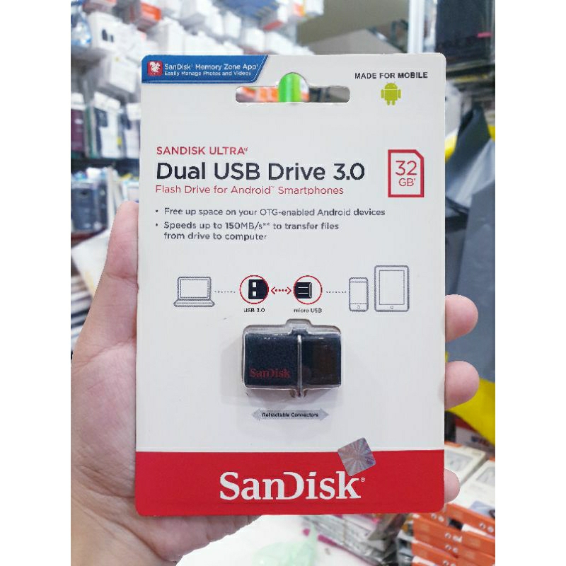 Sandisk Ultra Original Dual USB Drive 3.0