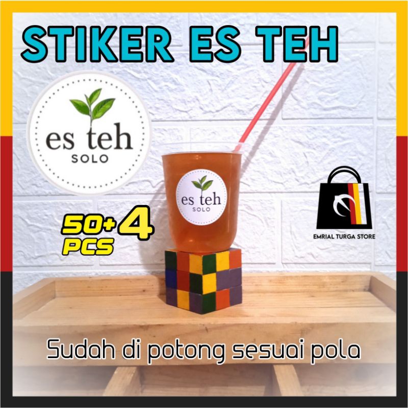

Stiker Label Cup Es Teh Solo Cromo