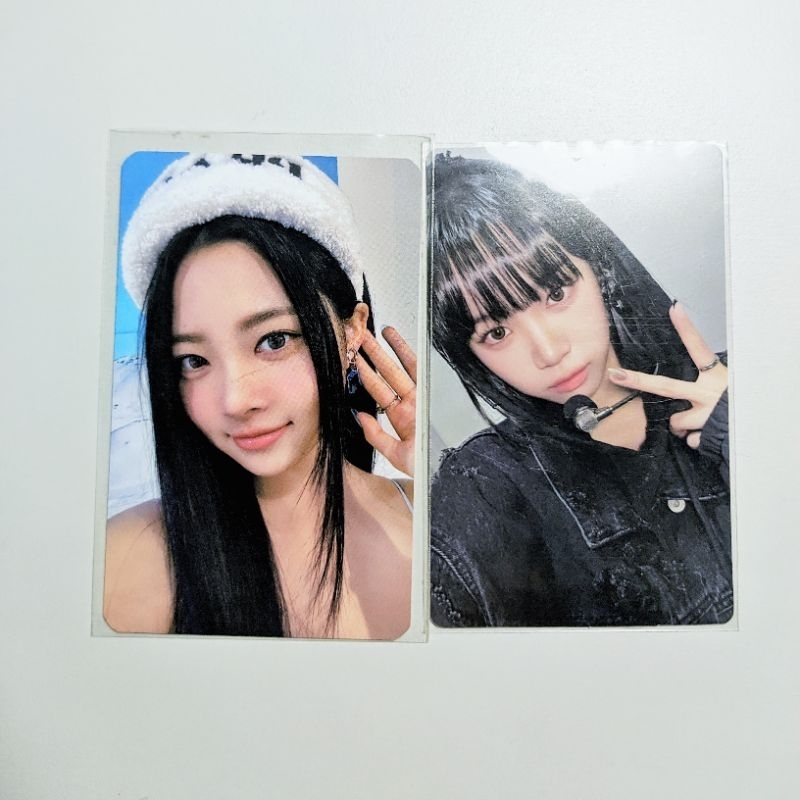 PHOTOCARD LE SSERAFIM KIM CHAEWON LD PWS R2 & EUNCHAE ANTIFRAGILE PWS R1 ALBUM SEALED SEVENTEEN KIHN