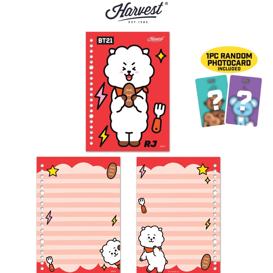 

Bayar Di Tempat Harvest BT21 Kes Binder Loose Leaf RJ