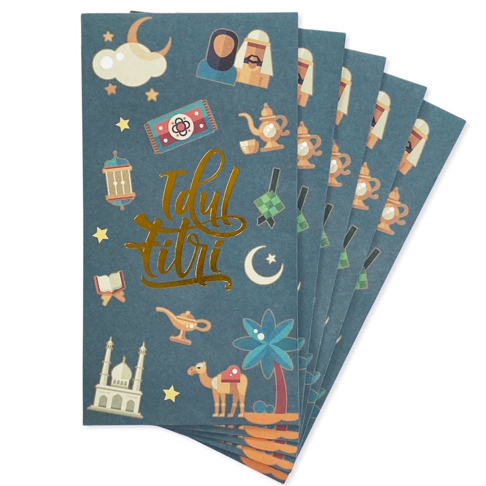 

Scoop Amplop Lebaran Ramadhan Angpao 5pcs Premium Tebal Gold 653421