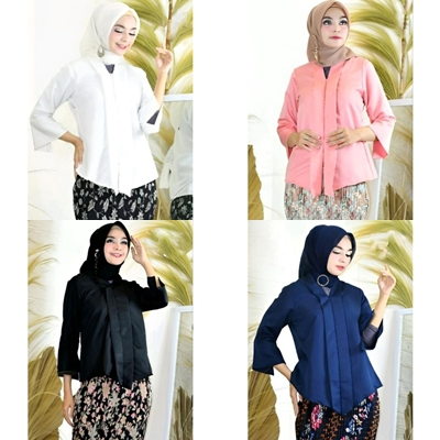 Kebaya Atasan floy balotely / Kebaya Modern encim Kutubaru Floy / kebaya Kartini Busui Aneka Warna P
