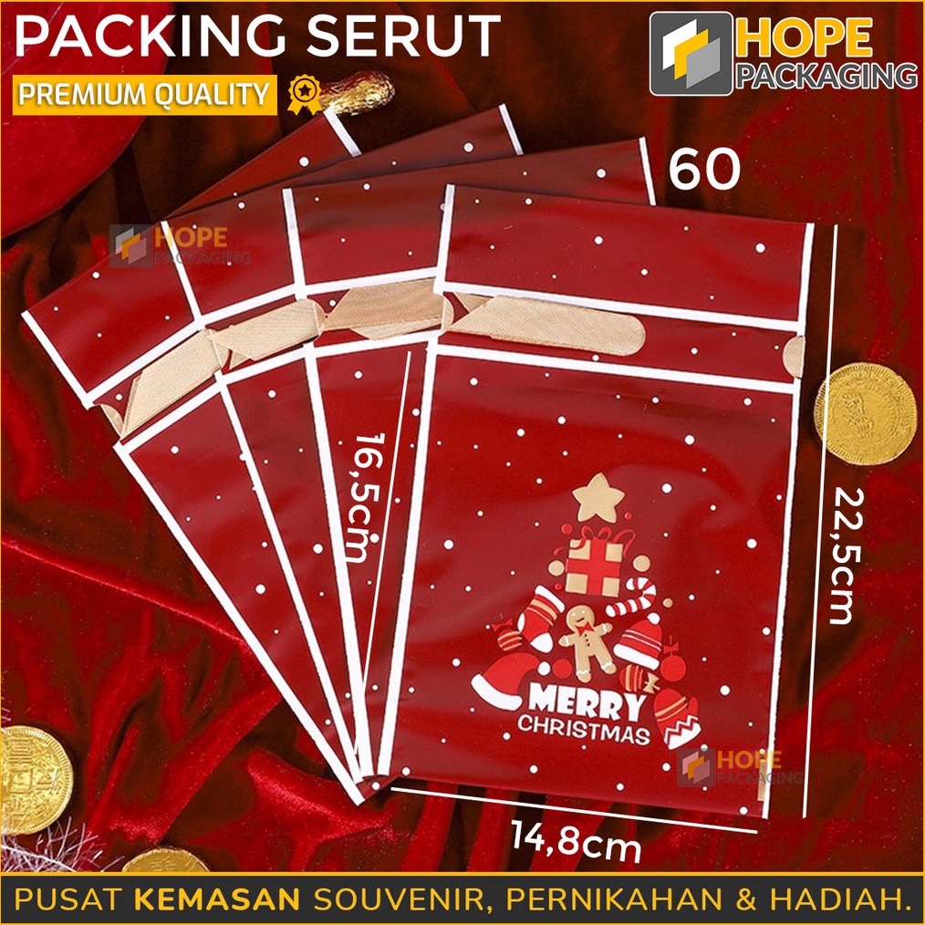 

SPESIAL DISKON Harga 5 Pcs Kemasan Pita Serut Parcel Hadiah Natal Sedang 2847 Cookies Kue Keranjang