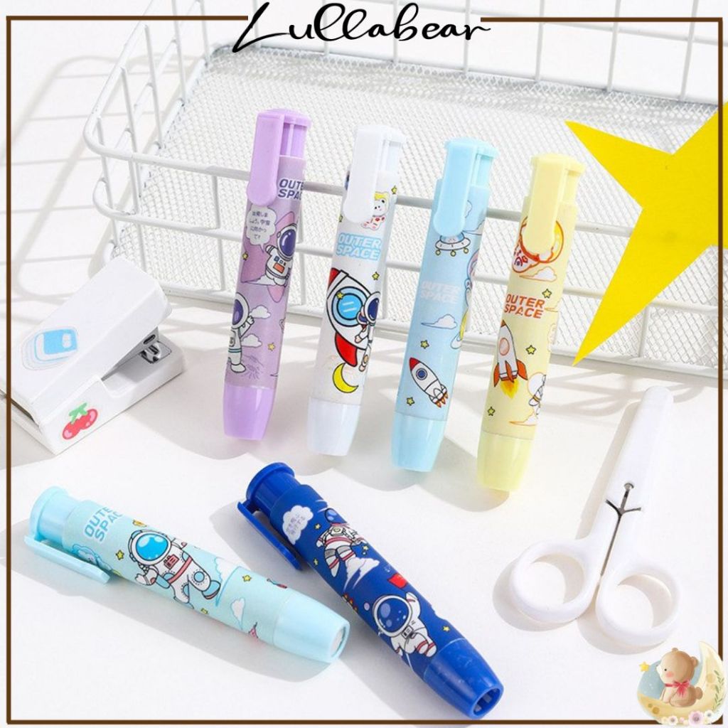 

LULLABEAR - PENGHAPUS PENSIL MEKANIK MOTIF ANAK COWOK SPACE ASTRONOUT LUAR ANGKASA LUCU MURAH MODEL LIPSTIK