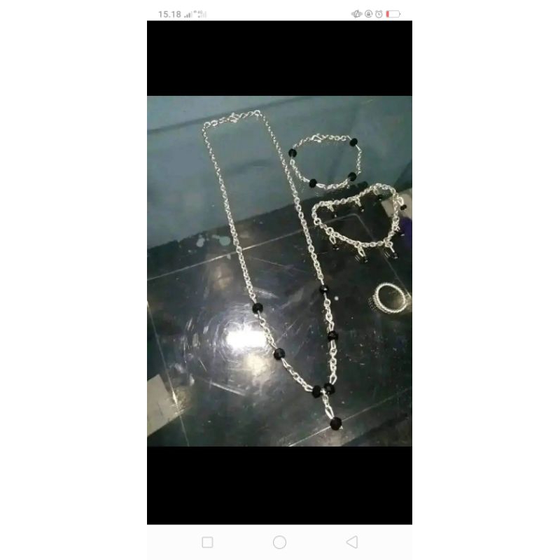 PERAK BALI 1 SET PERHiASAN WANITA