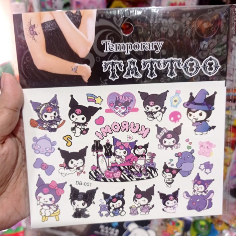 TATTO Sanrio Kuromi Melody TATTOO UNICORN TEMPORARY BTS