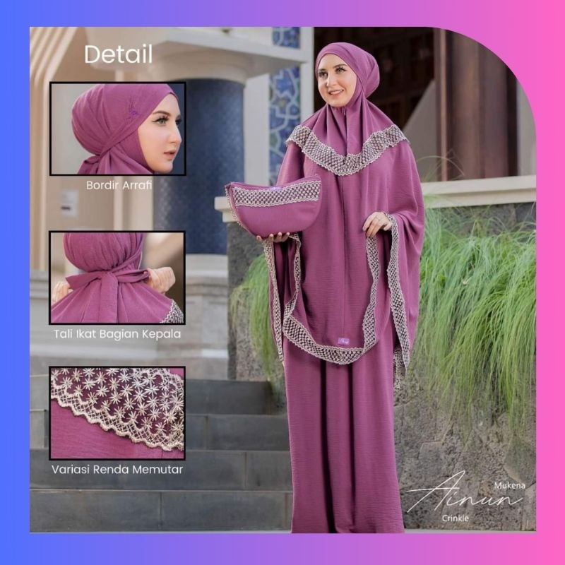 Mukena Dewasa Terbaru By AR Rafi Mukena Ainun