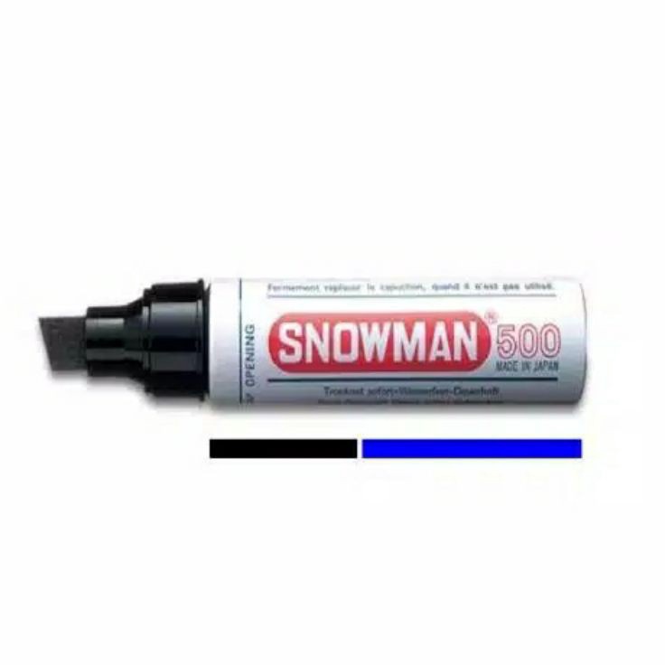 

Diskon Spidol SNOWMAN 5 black Permanent marker hitam besar jumbo