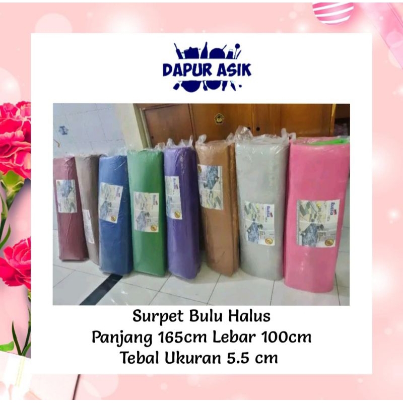 SURPET / KASUR KARPET BULU HALUS TEBAL
