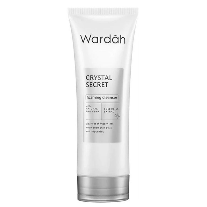 WARDAH WHITE SECRET FOAMING CLEANSER/ SABUN CUCI MUKA WARDAH CRYSTAL SECRET