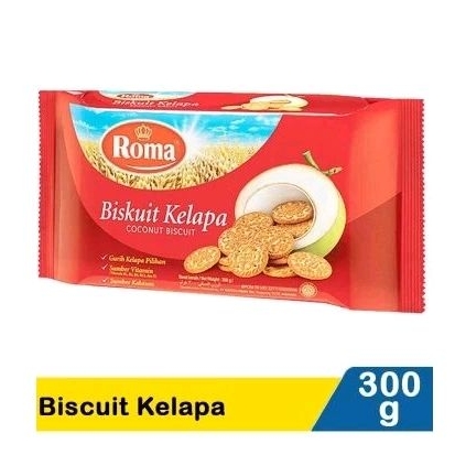 

Roma kelapa 300gr// Crepes Roll Kelapa Wijen 67.5 g