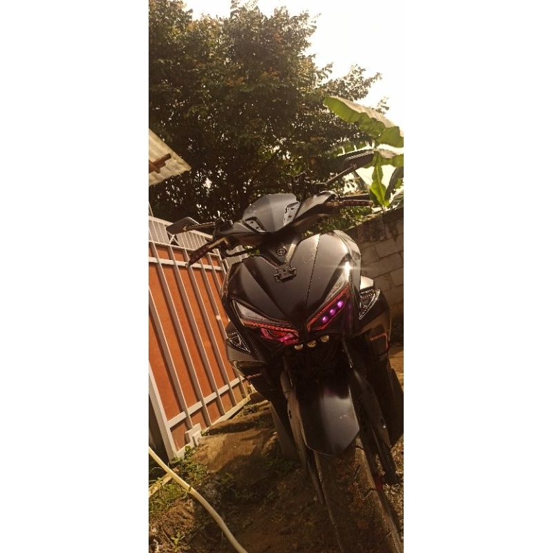 headlamp custom biled hid aerox old