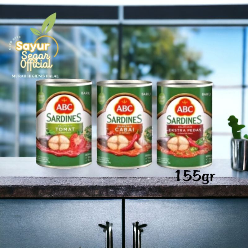 

ABC Sardines/ABC Sarden Aneka Varian Rasa 155gr