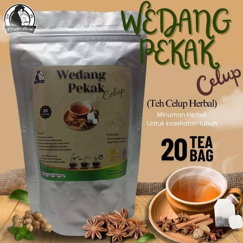 

Wedang Pekak Celup Kemasan 20 Teabag