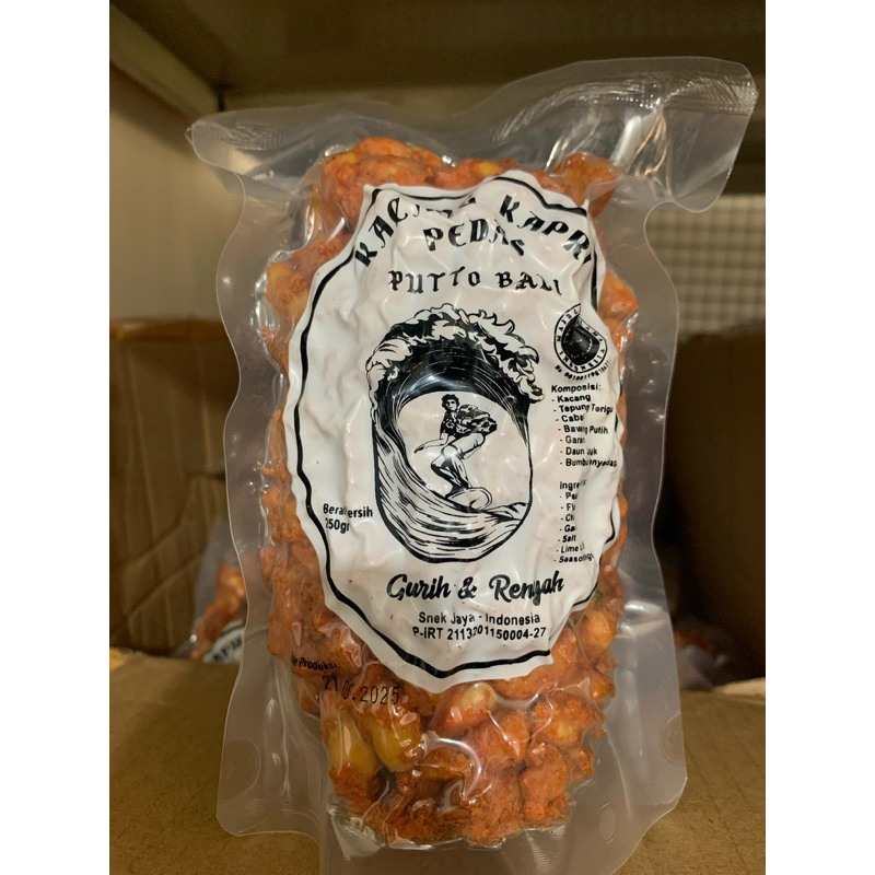 

KACANG KAPRI PEDAS DAUN JERUK 250GR PUTTO BALI