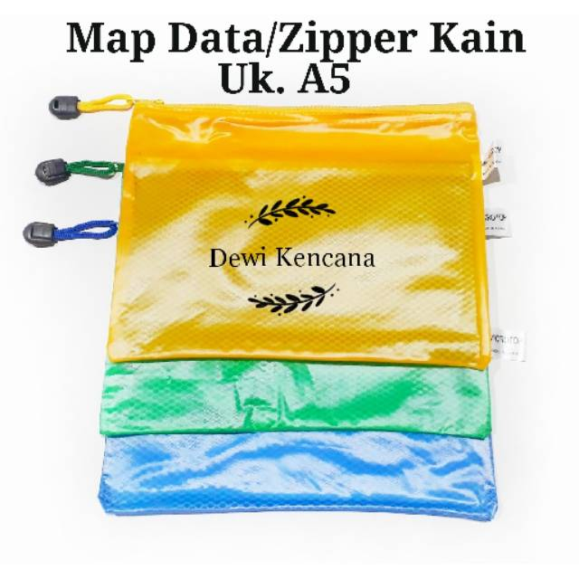 

Map Data A5 / Zipper Jaring Resleting/ Zipper Bag A5 Microtop BW54