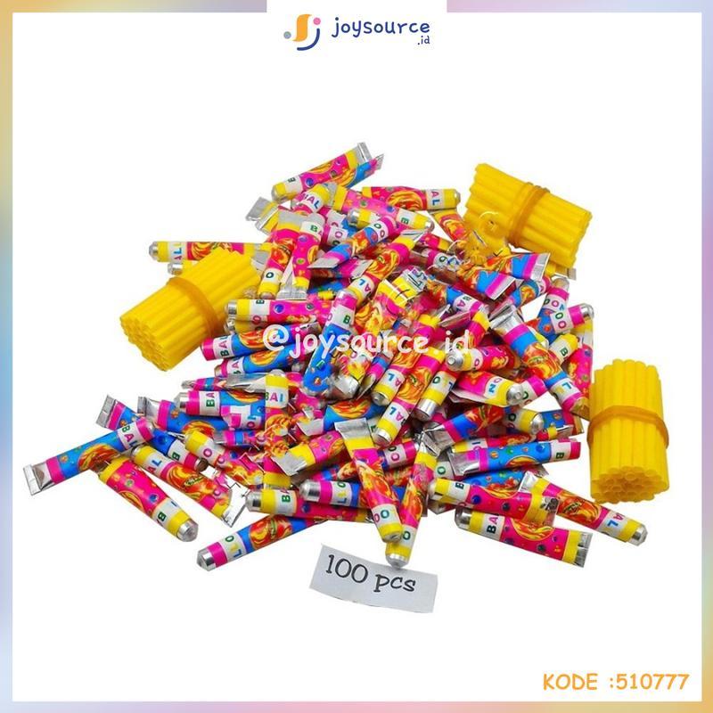 Balon 777 Besar 100 PCS I Balon Tiup Sedotan Jadul Ukuran Besar I Jadoel 100 Pcs I Balon 777 Balon O