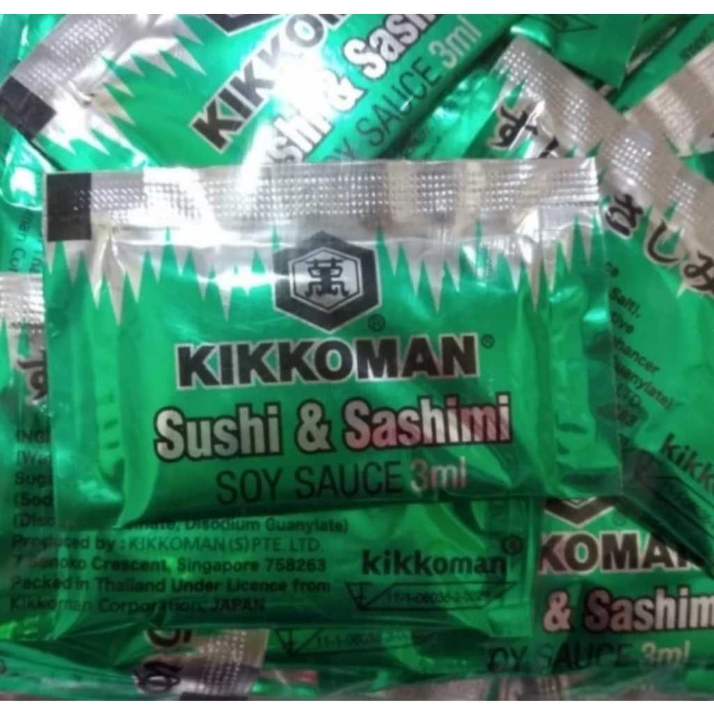 

JKL Kikkoman Sachet Shoyu Soy Sauce 3ml - 100pcs