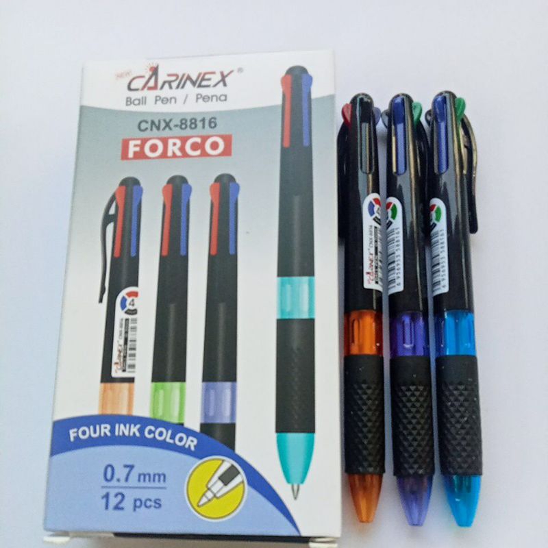 

BOLPEN 4 WARNA FORCO | CARINEX | 8816