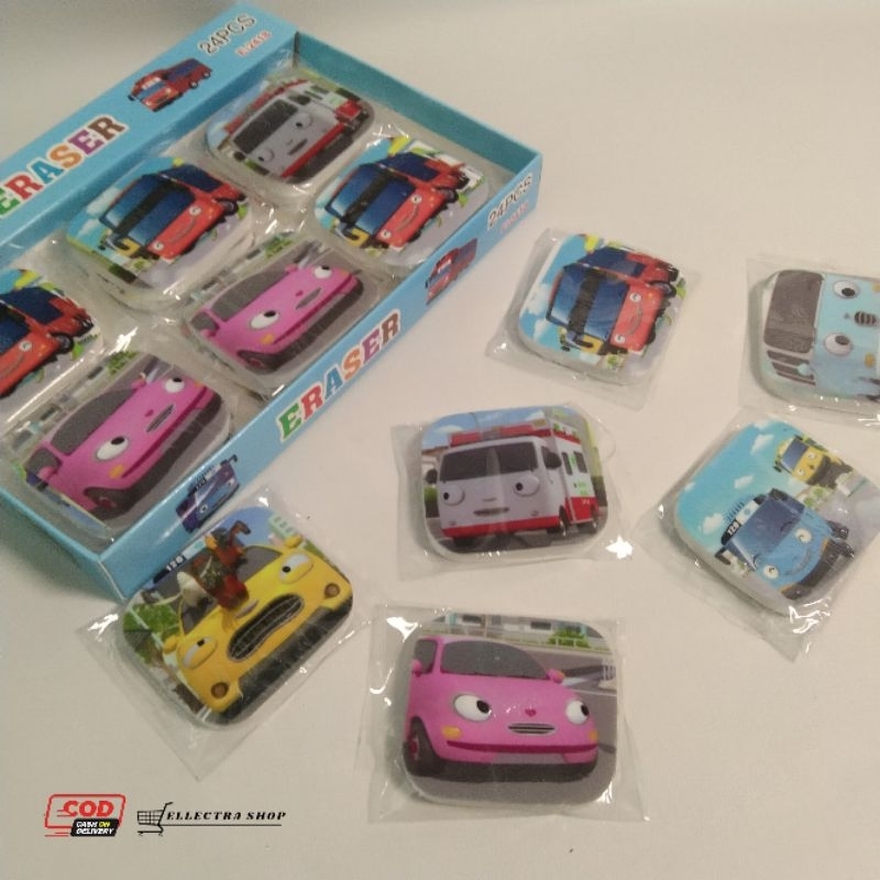 

(24 pcs)Eraser Karakter/Eraser Gambar || Penghapus Pensil
