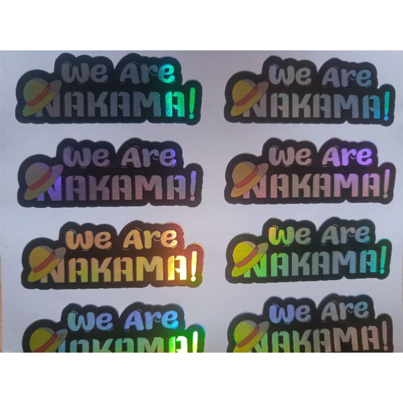 

Stiker One Piece We are Nakama!