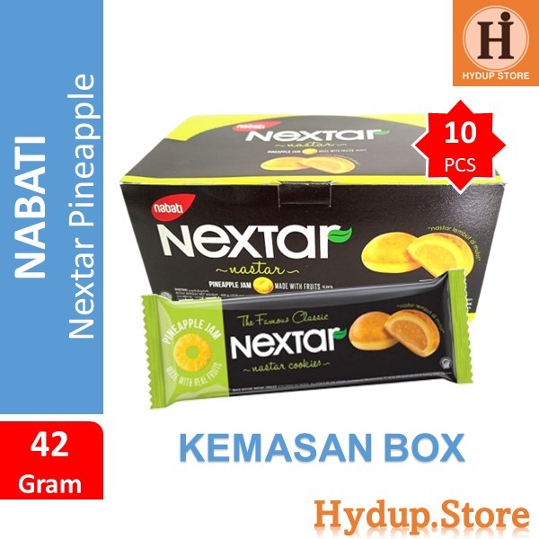 

Nextar Nastar Pineapple Jam Pak isi 10 Pcs Kemasan 42 gr