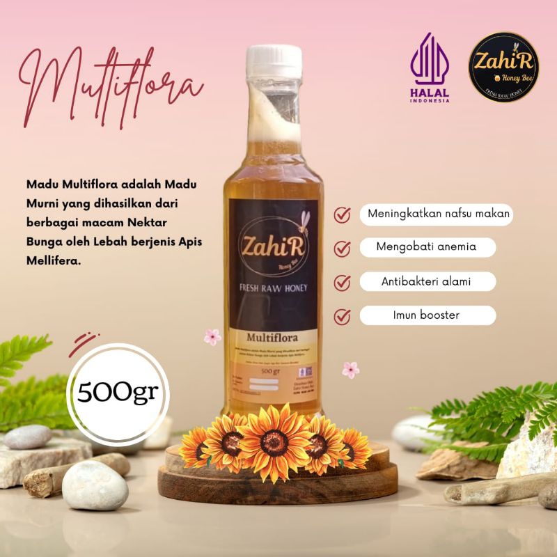 

Ready Madu ZahiR Murni Full Nektar 500gr