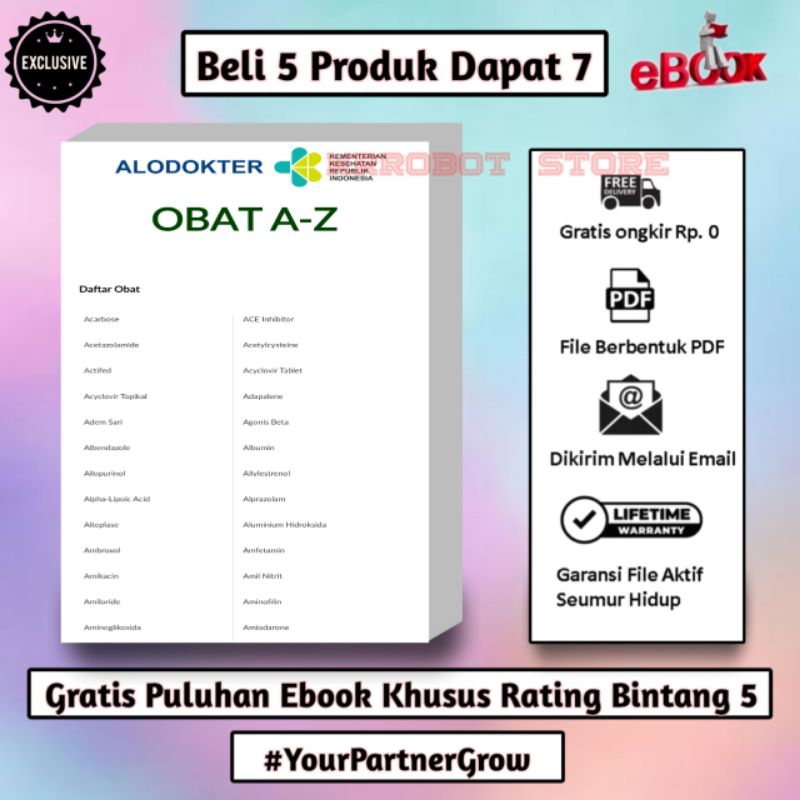 

[E073] KAMUS OBAT A - Z TERLENGKAP BY ALODOKTER