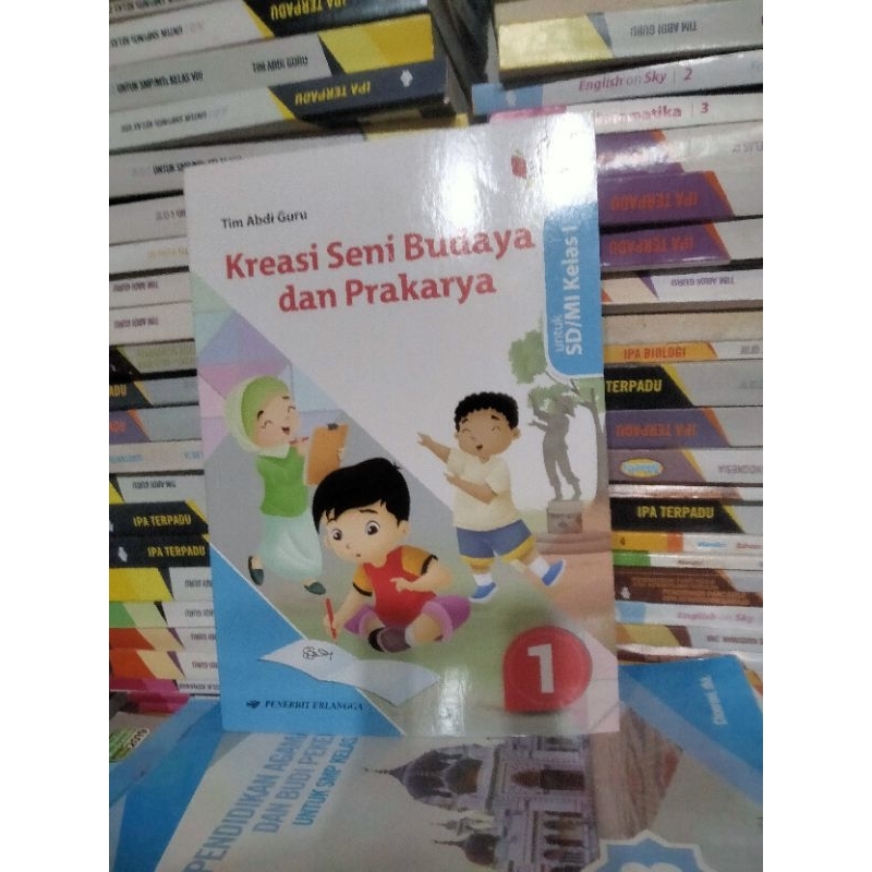 buku sbk/kreasi seni budaya dan prakarya kelas 1/I sd/mi erlangga revisi