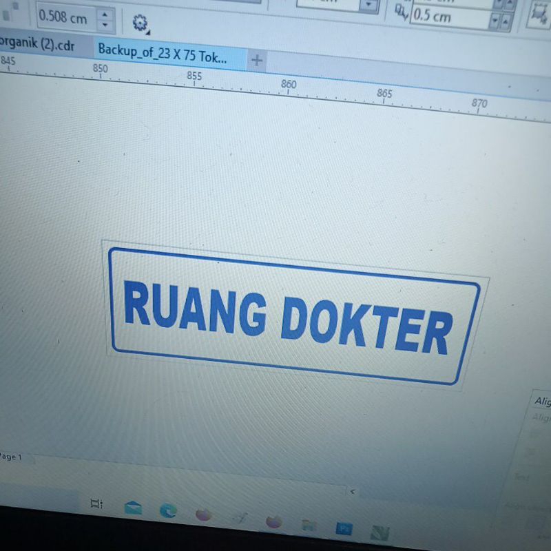 STIKER RUANG DOKTER