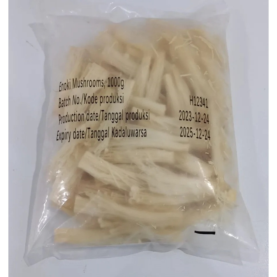 

AGRO BOGA ENOKI JAMUR FROZEN KEMASAN 1KG, INSTANT KURIR