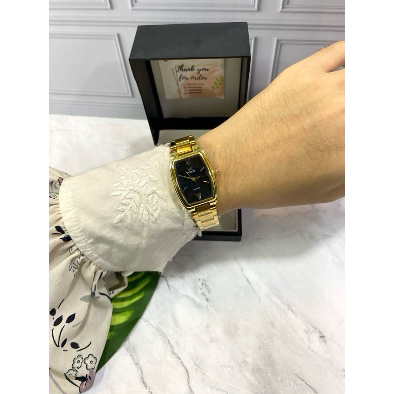 Jam Cewek Rantai Gold Mix model