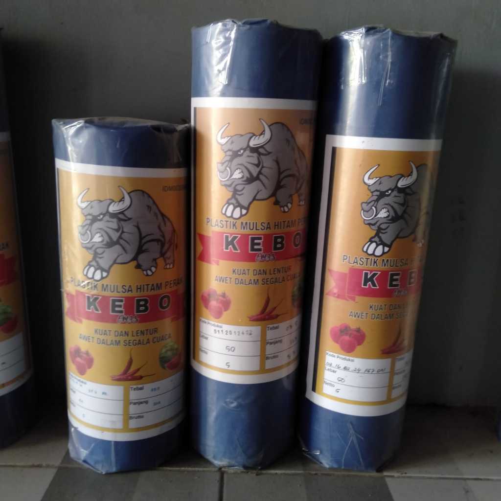 Plastik Mulsa Hitam Perak 5 kg Cap Badak